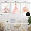 Ensemble de 3 toiles de la collection Princess Dreams, design par Christine Simpson Art-375306810