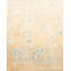 Tapis beige / bleu noué à la main de conception unique et unique 6 pi 2 po x 7 pi 10 po Oakhur