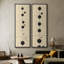 «Vintage Landscape Wall Art», ensemble de 2 toiles encadrées 20 x 60 pouces-461388852