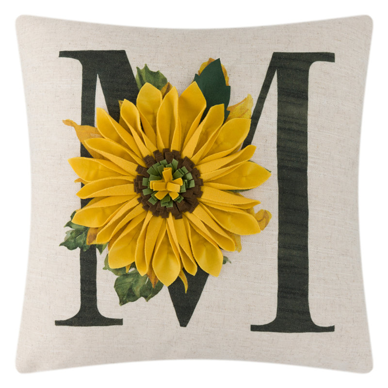 Appliqued Pillow Cover