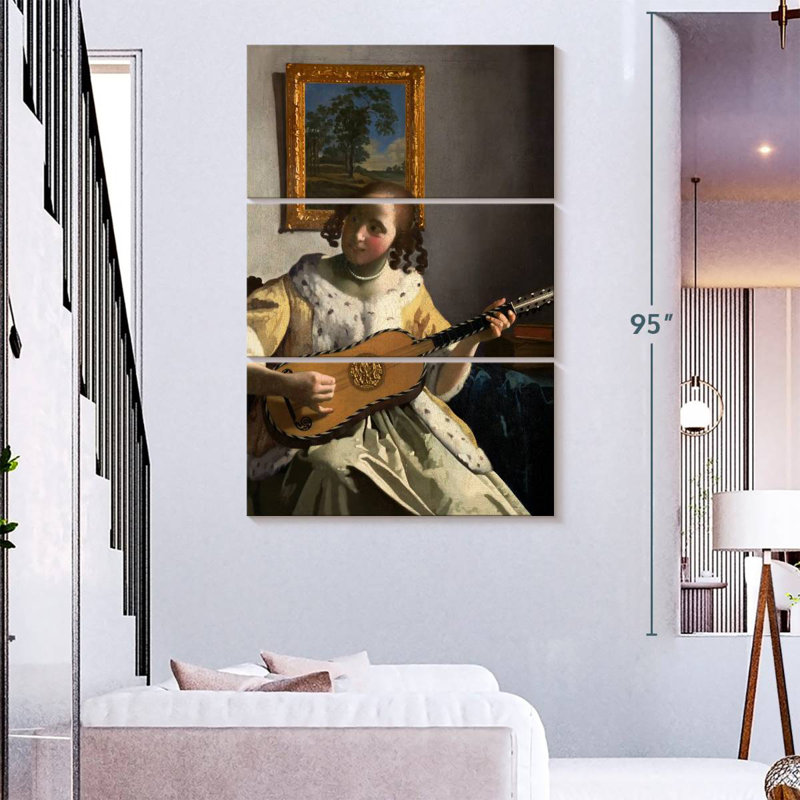 Abarca, le joueur de guitare, H 74 po x l 48 po
