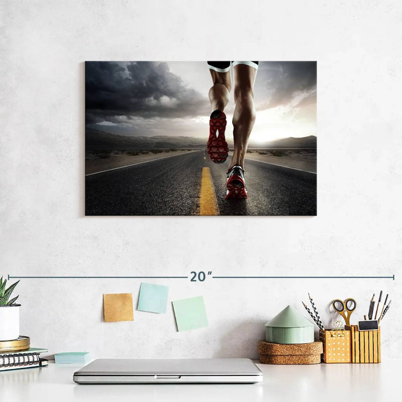 Sireci Athlete Running, 8" H x 12" W