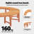  Outdoor Tree Bench 200 Cm Solid Wood Eucalyptus