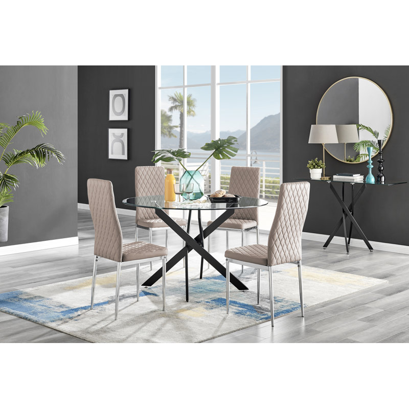 Ensemble repas pour 4 personnes, Cappuccino