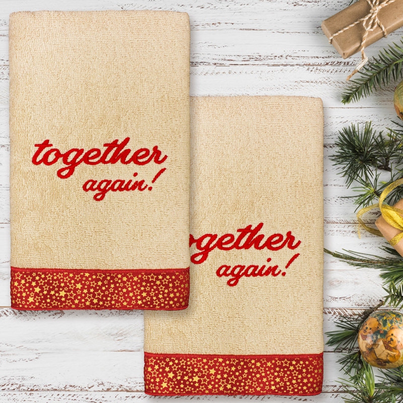 Christmas Turkish Cotton Hand Towel