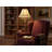 59'' Satin Antique Brass Swing Arm Floor Lamp