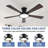 Wrought Studio™ 52'' DC Motor Ceiling Fan with LED Light and Remote Control