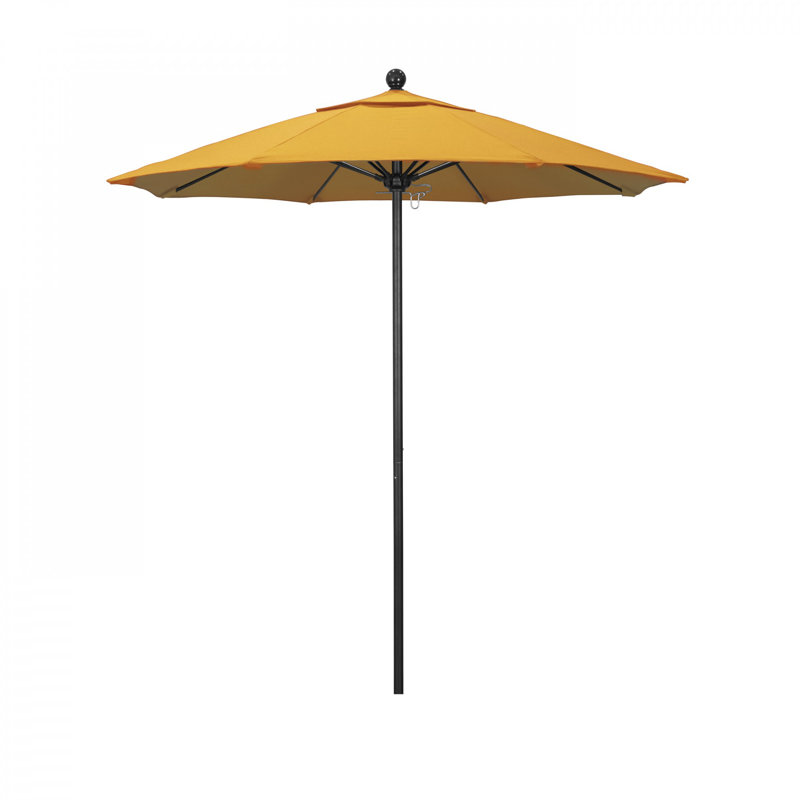 Parasol de marché 7,5 pi Kylan, Toile jaune performance
