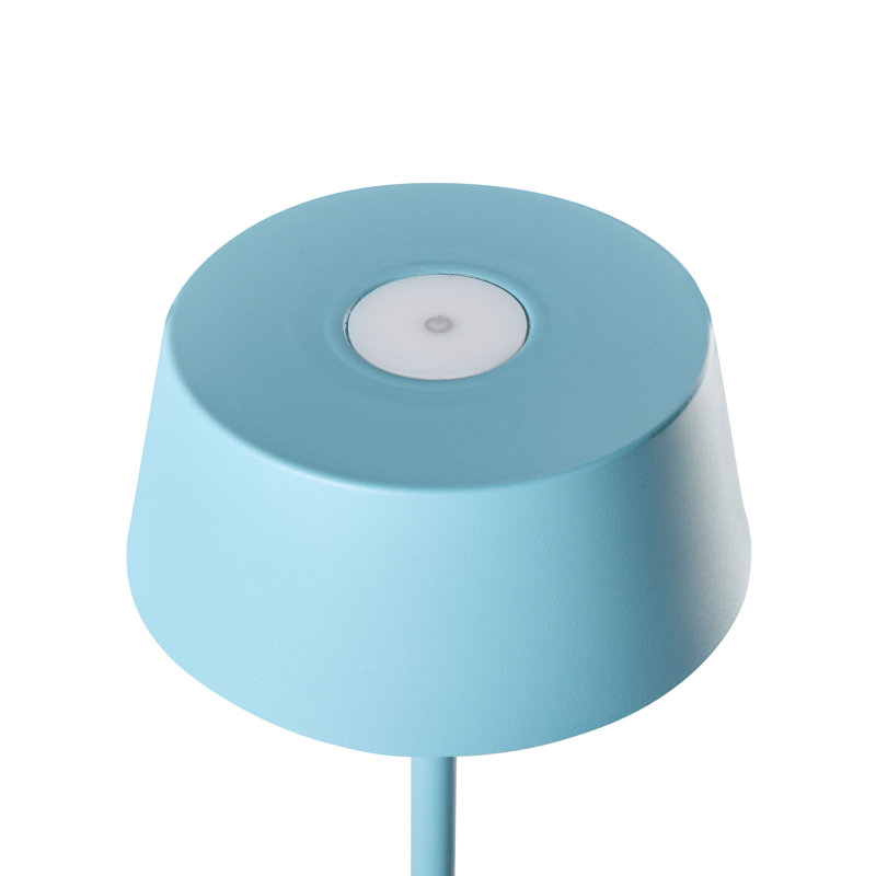 Iron Table Lamp, Blue