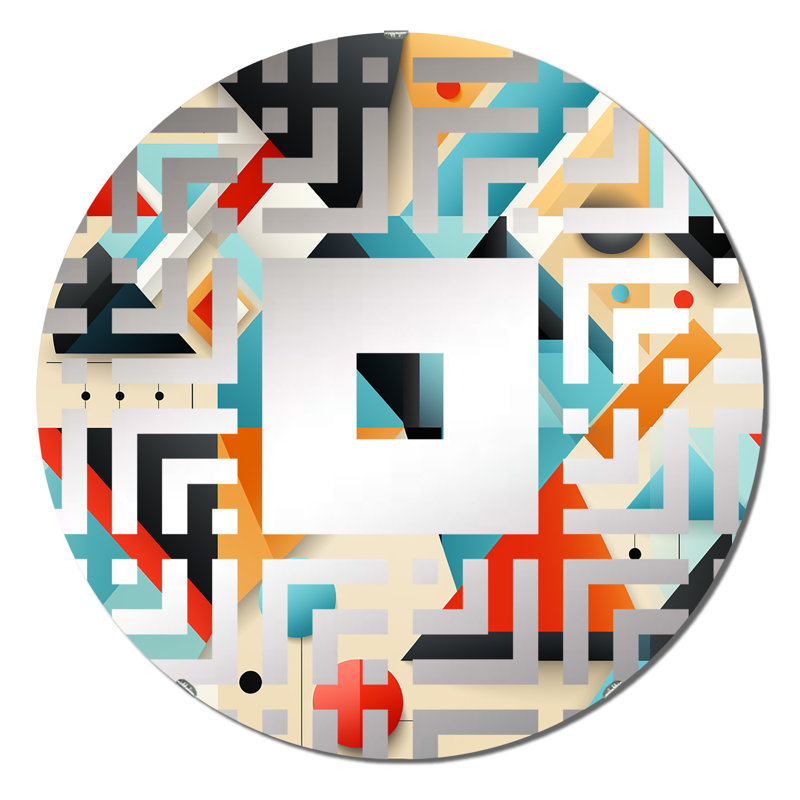 Miroir mural carré Revival, 23,6 po x 23,6 po