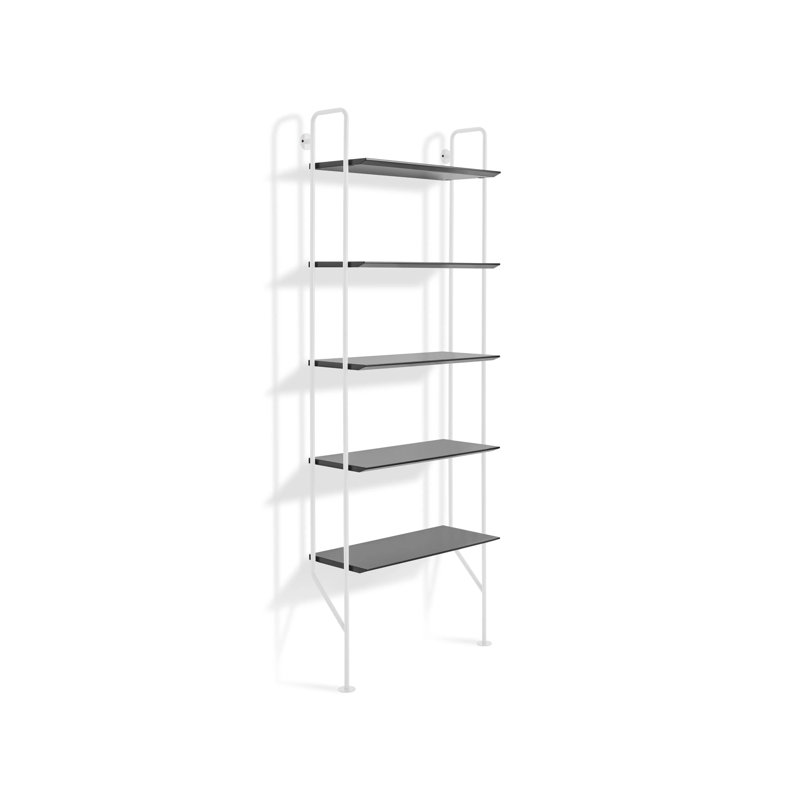 Hitch Rectangular Writing Desk Office Set, White, White
