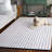 909 Hand Woven Cotton/Wool Striped Rug -320993682-305246825