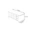 Îlot de cuisine avec plateau en marbre, armoires de rangement, tablettes ouvertes et éclairage à DEL, table de salle à manger, bar à déjeuner, bar personnel, aucun assemblage requis-133711500
