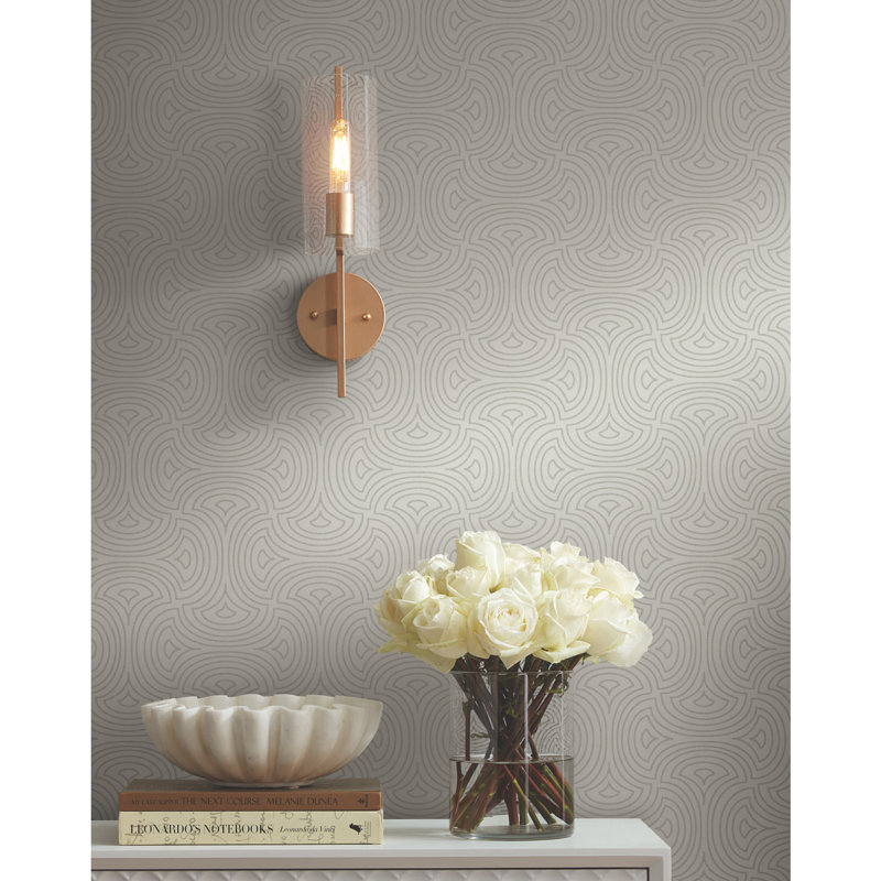 Geometric Roll, White