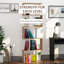 184.5cm H x 60cm W Geometric Bookcase-323084327