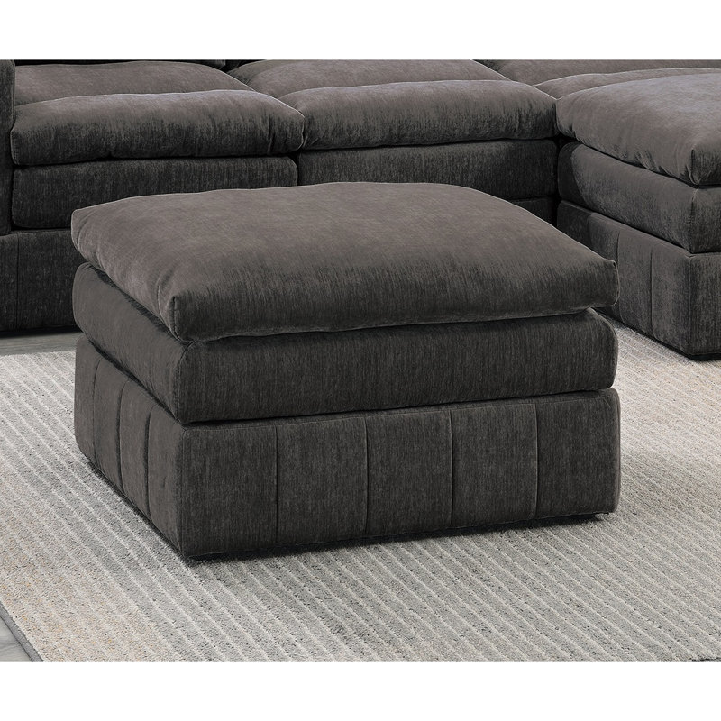 Surface de vie en suède de vison, conception moderne avec coussin à trois couches et siège pour plus de confort