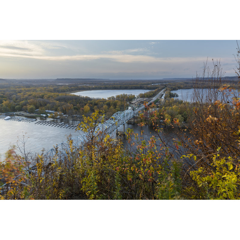 Mississippi River - Photographie sur toile tendue, H 8 po x l 12 po