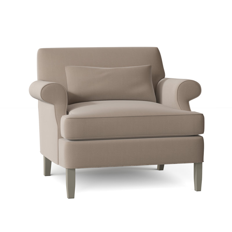 Fauteuil à housse de coussin de 35 po de large York, Colombe Elizabeth