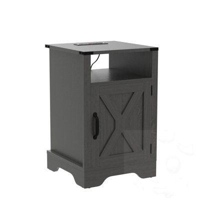 Nightstand with Charging Station