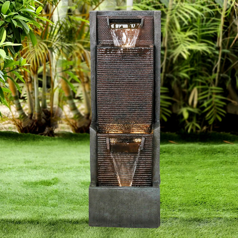 Fontaine de sol avec lumière Dalhart
