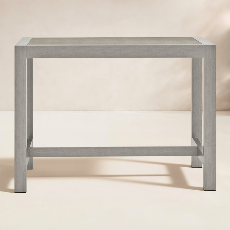 Betty Pub Table, Gray/Silver