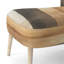 Chaise d'appoint abstraite moderne transitionnelle - Chaise d'appoint Modern Shapes III beige et noire-1179261590