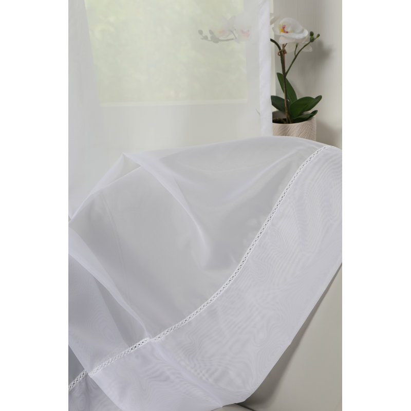 Rickelle Voile Sheer Curtain Panel, 200cm Width x 91cm Drop