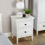 Alexandrina 2 Drawer 49cm W Bedside Table