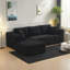 Canapé modulaire en L 106 po avec méridienne à assise profonde et canapé modulaire 106 po-1237158977
