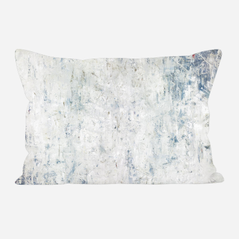 Throw Pillow, 10" x 18", Gray, Rectangular