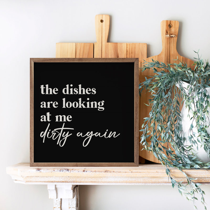 The Dishes Are Looking At Me, H 4 po x l 4 po