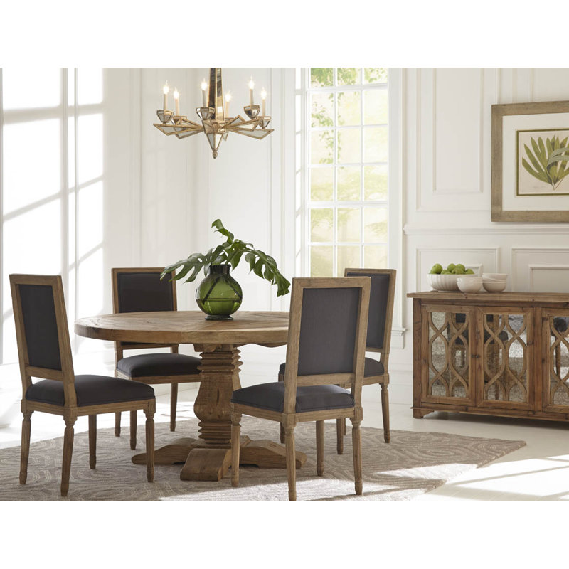 Rosedale Round Pine Wood Dining Table