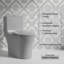 Elongated Comfort Height 17" ADA Tornado Flush One-Piece Toilet, 1.1/1.6 GPF Dual Flush Siphonic S-Trap 12", Soft Closing Seat, MAP 1000g