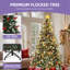 Arbre de Noël artificiel 7,5 pi avec pommes de pin et baies 7,5 pi-1386958992