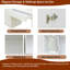Garde-robe 2 en 1 avec meuble-lavabo intégré et rangement