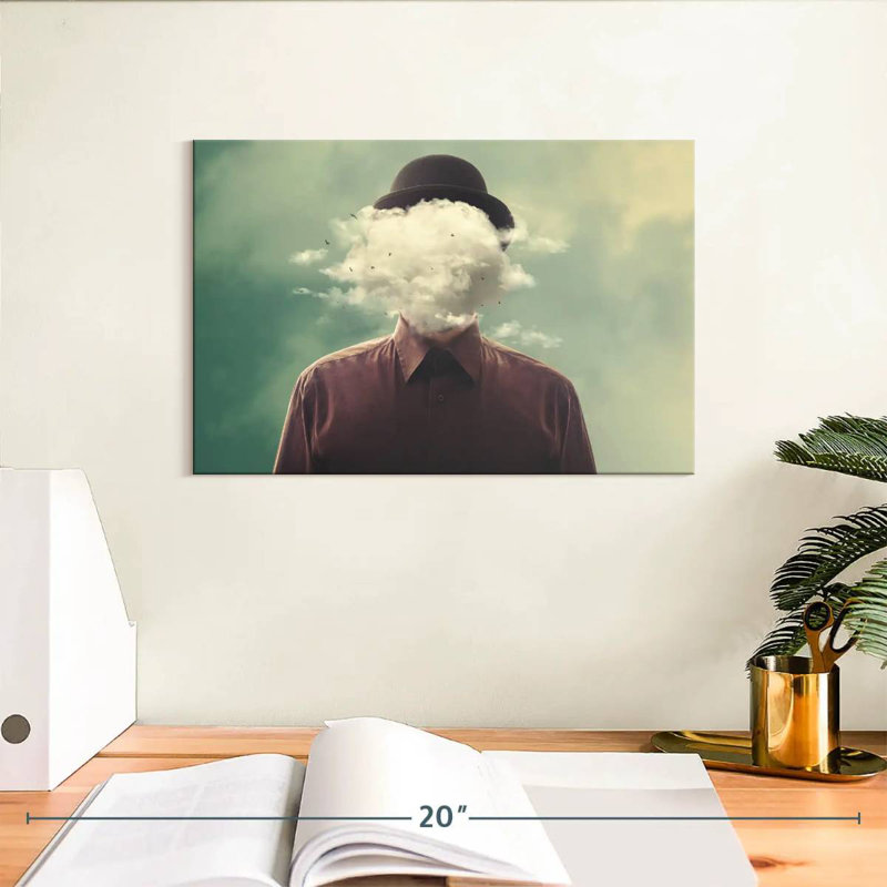 Kelan Head In The Clouds, 8" H x 12" W