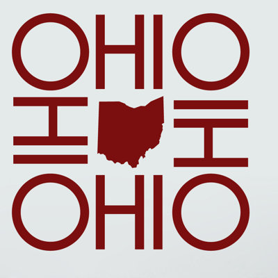 Décalcomanie murale ohio