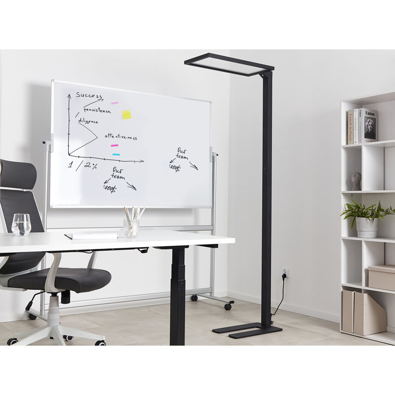 Burckhard 196cm LED Task Floor Lamp, Black