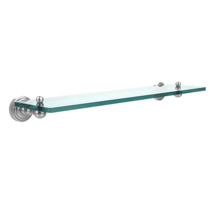 Beresford Bracket Shelf, 22", Polished Chrome