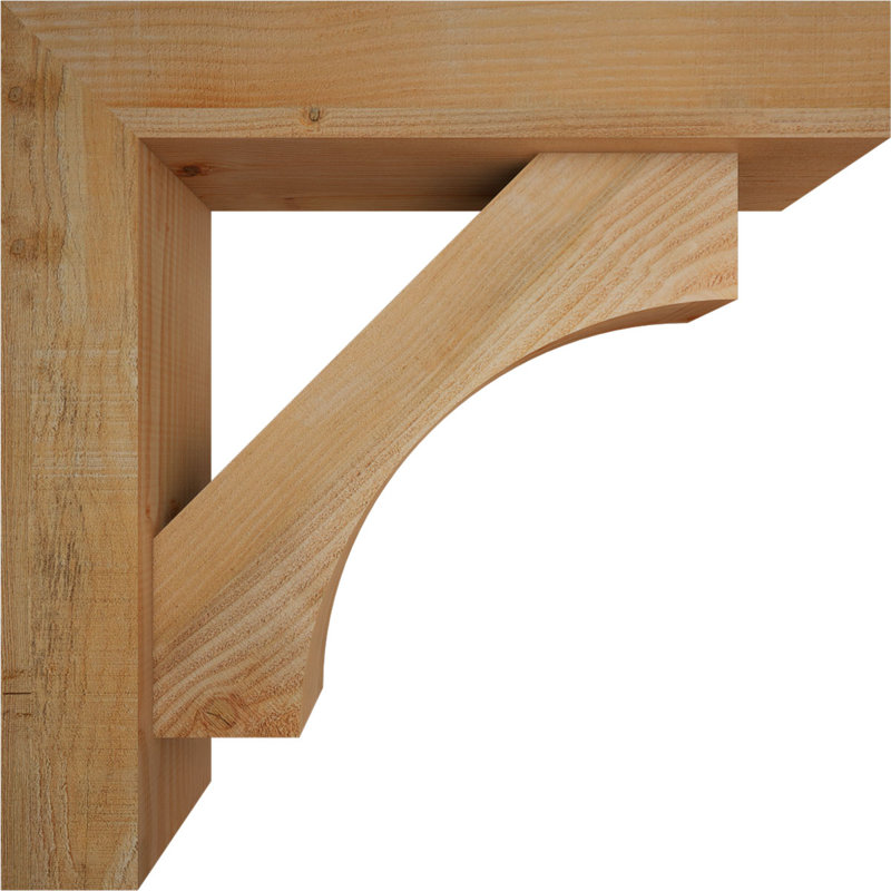Support Westlake Block avec support décalé, 26 x 26, Sapin Douglas de l 6 po (scié brut)