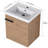 Solyana 18.12'' Single Bathroom Vanity with Ceramic Top-2087256495