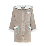 Cheeky Owls Neutral Bathrobe