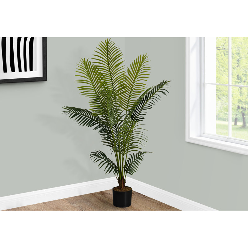 57 po Faux palmier en pot de ciment