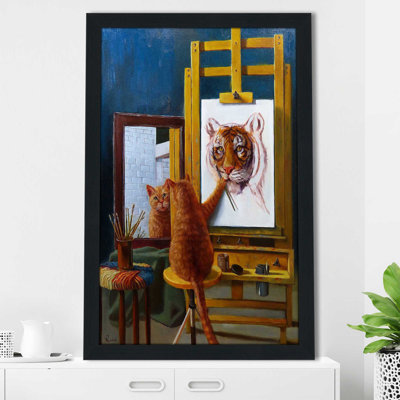 Norman Catwell par Lucia Heffernan - Peinture
