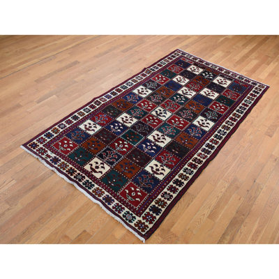 Deidria One-of-a-Kind 4'10" X 9'2" 1960s Wool Area Rug