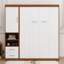 Lit escamotable double pleine grandeur avec armoire