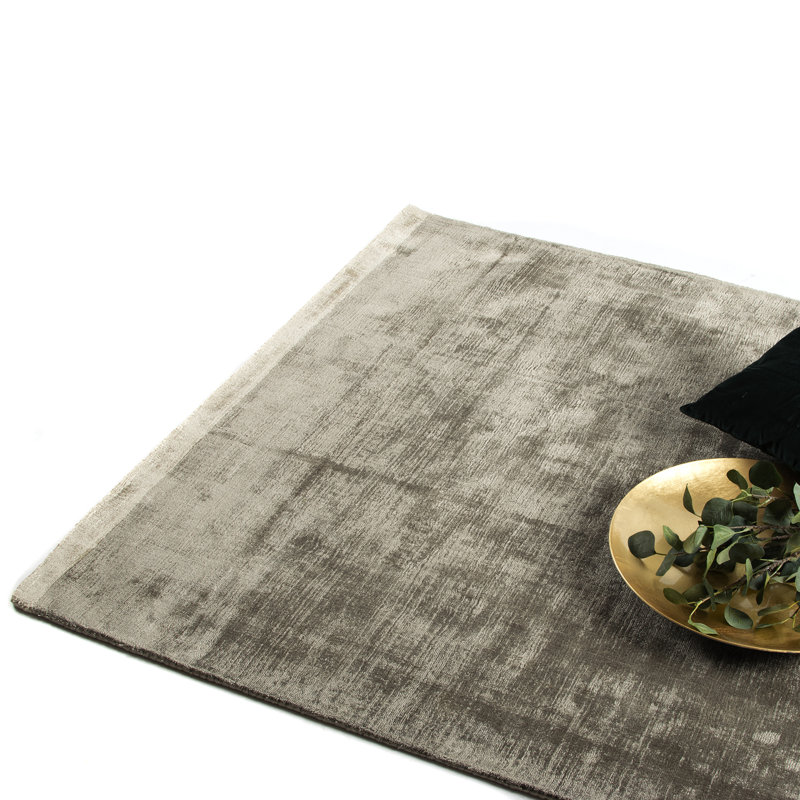 Lillard Solid Colour Hand Woven Area Rug, Rectangle 140 x 200cm