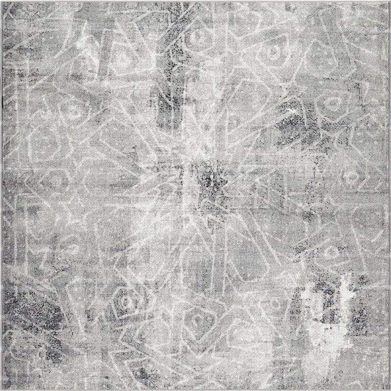 Pantle Ikat Indoor Rug, Square 8'