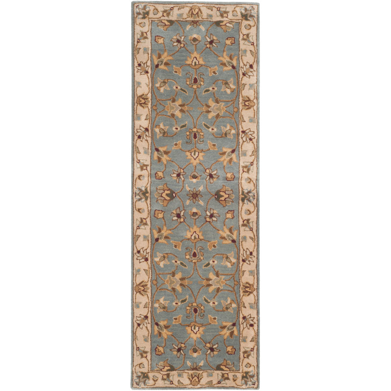 Oriental Wool Hand Woven Area Rug, Runner 69 x 213cm