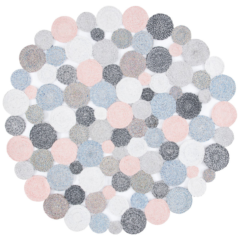 Driscoll Hand Woven Performance Rug, Round 5'